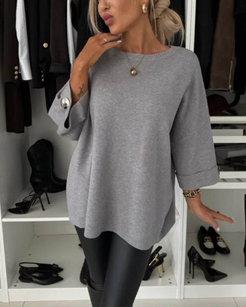 Molly - Elegant Knit Blouse