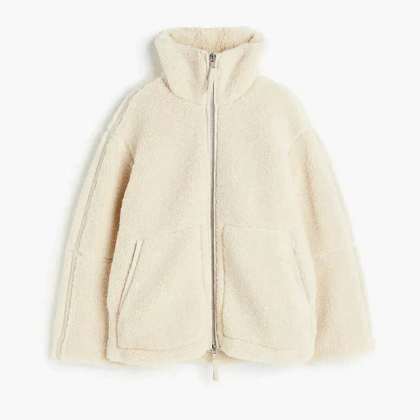 Daphne - Oversized Sherpa Fleece Jacket Ultra-Soft and Stylish for Cold Weather