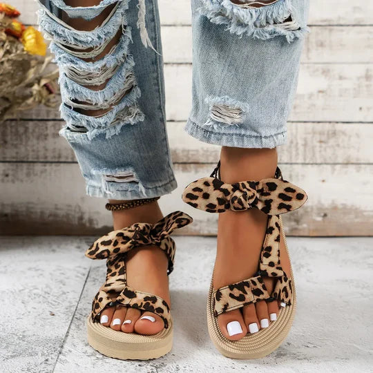 Savannah – Leopard Print Sandals