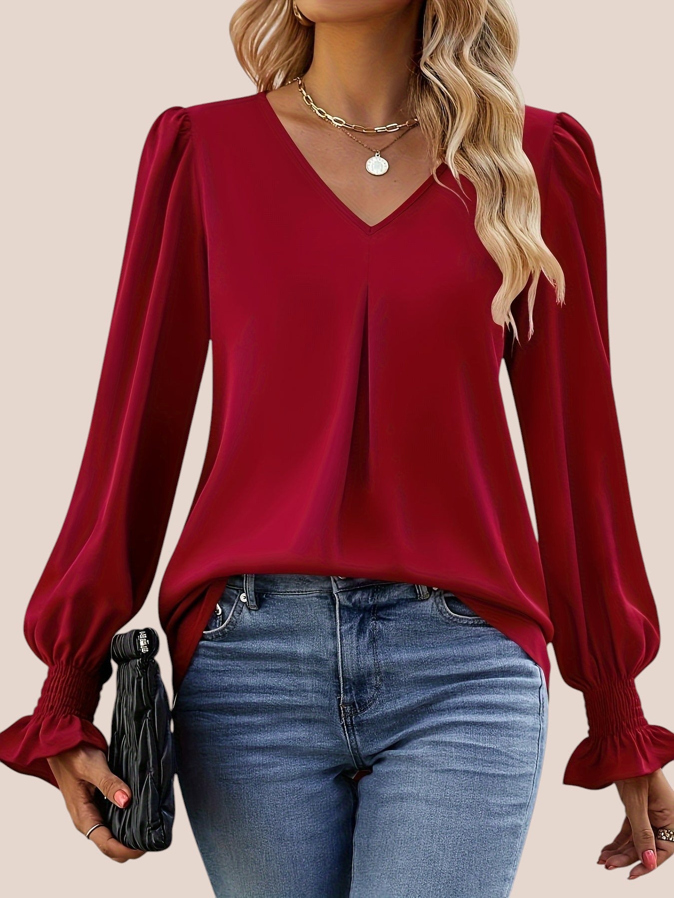 Maya - Elegant Fall Blouse