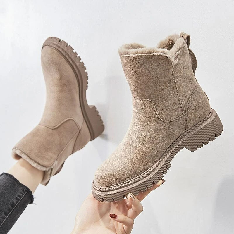 Ruby - Cozy Zip-Up Winter Boots for Ultimate Warmth