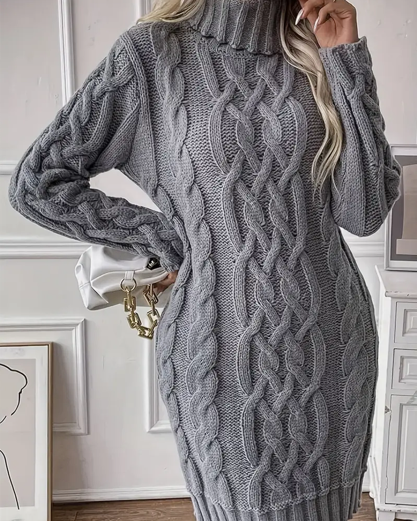 Bonnie - Elegant Knitted Winter Dress