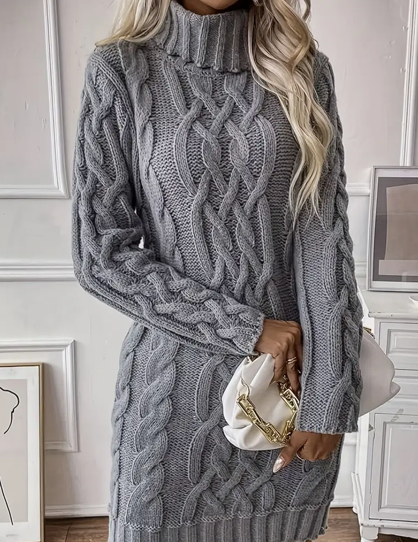 Bonnie - Elegant Knitted Winter Dress