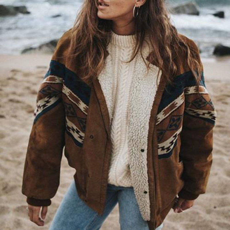 Diana - Warm Retro Plush Winter Coat