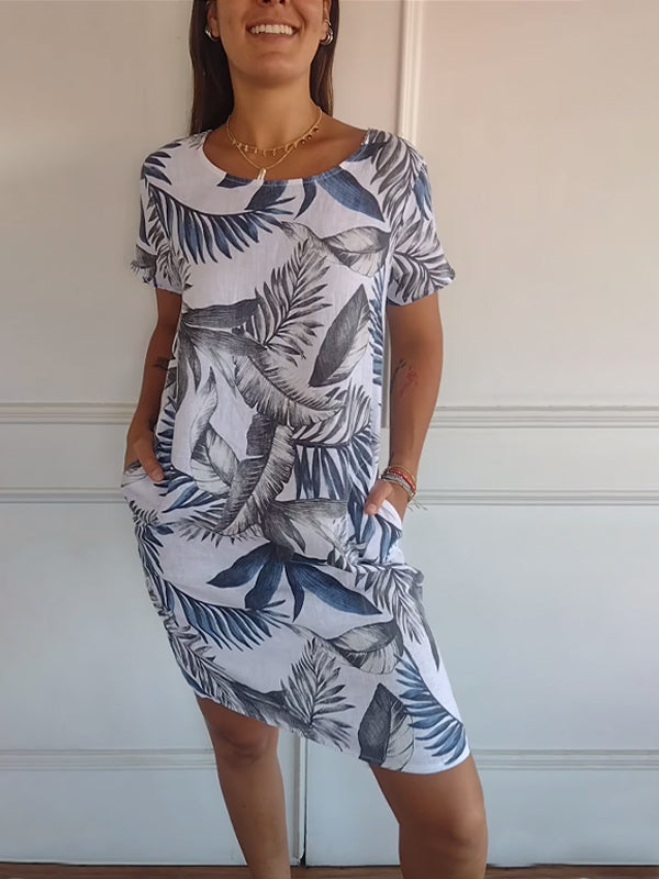 Havana - Casual Printed Dress Plus Size for Women