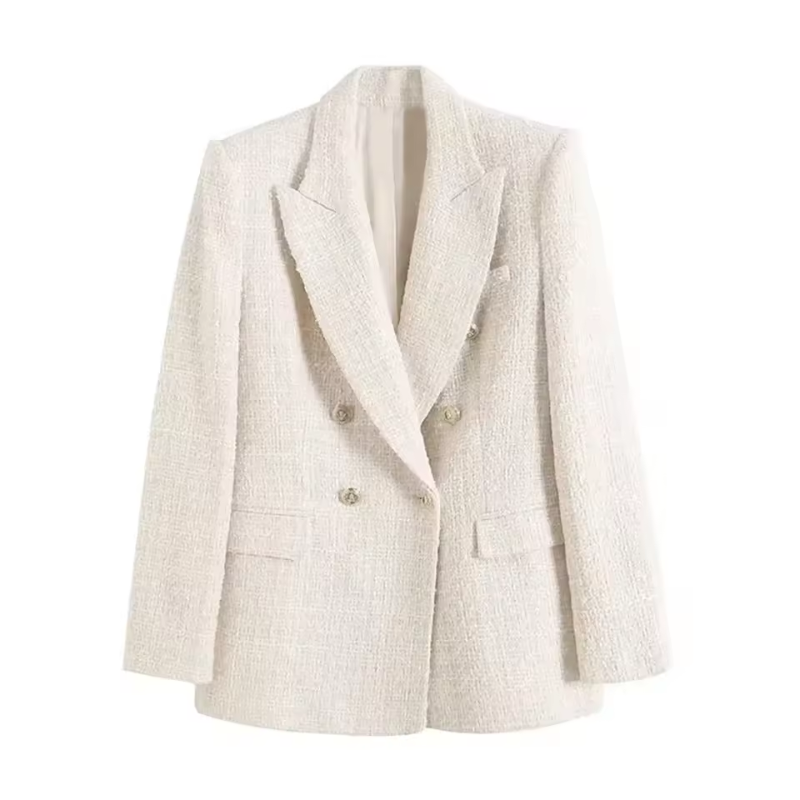 Anne - Long-Sleeve Blazer with Notched Collar for Women