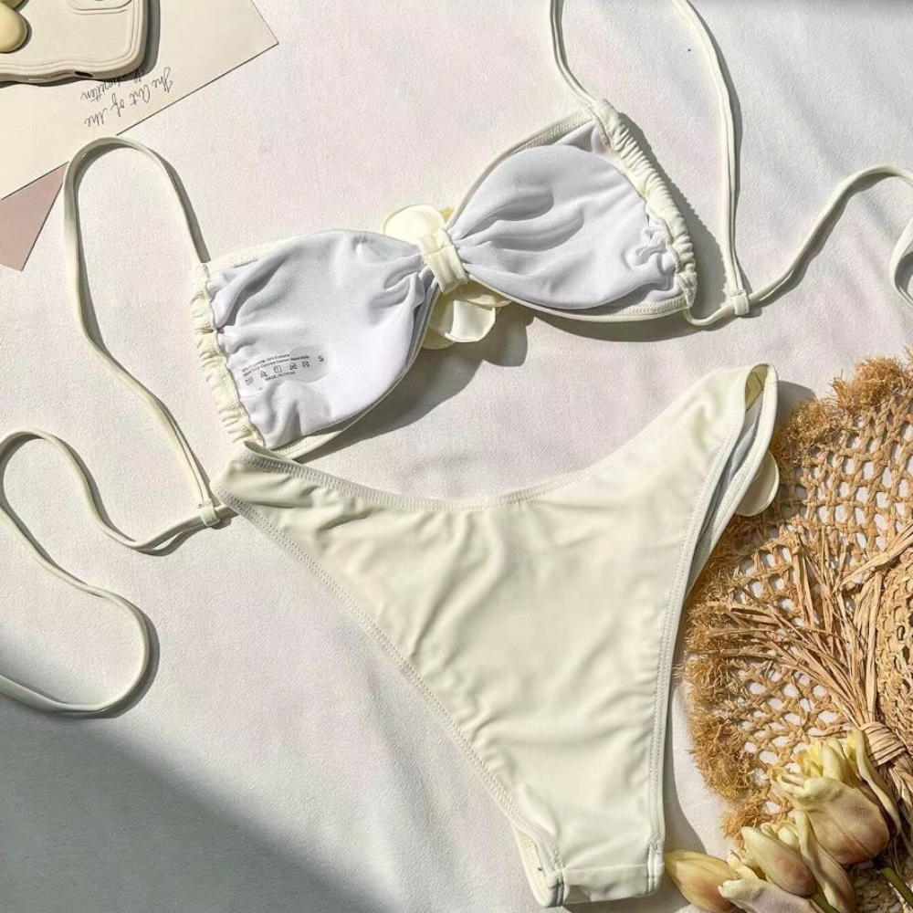 Venus - Floral Accent Bikini Set