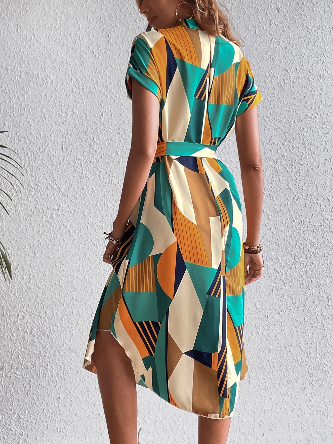 Robyn - Fancy Geometric Glam Dress