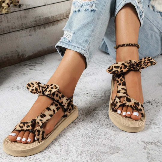 Savannah – Leopard Print Sandals