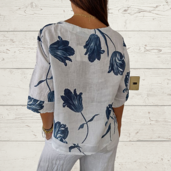 Harlow - Floral Elegance Blouse