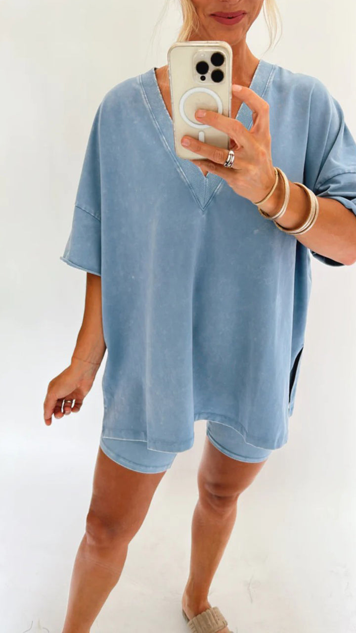 Felicity - Loose T-Shirt and Shorts Set