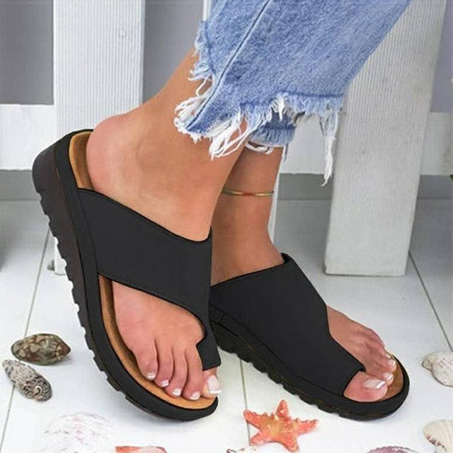 Emory - Supportive Summer Sandals with Slip-On Design