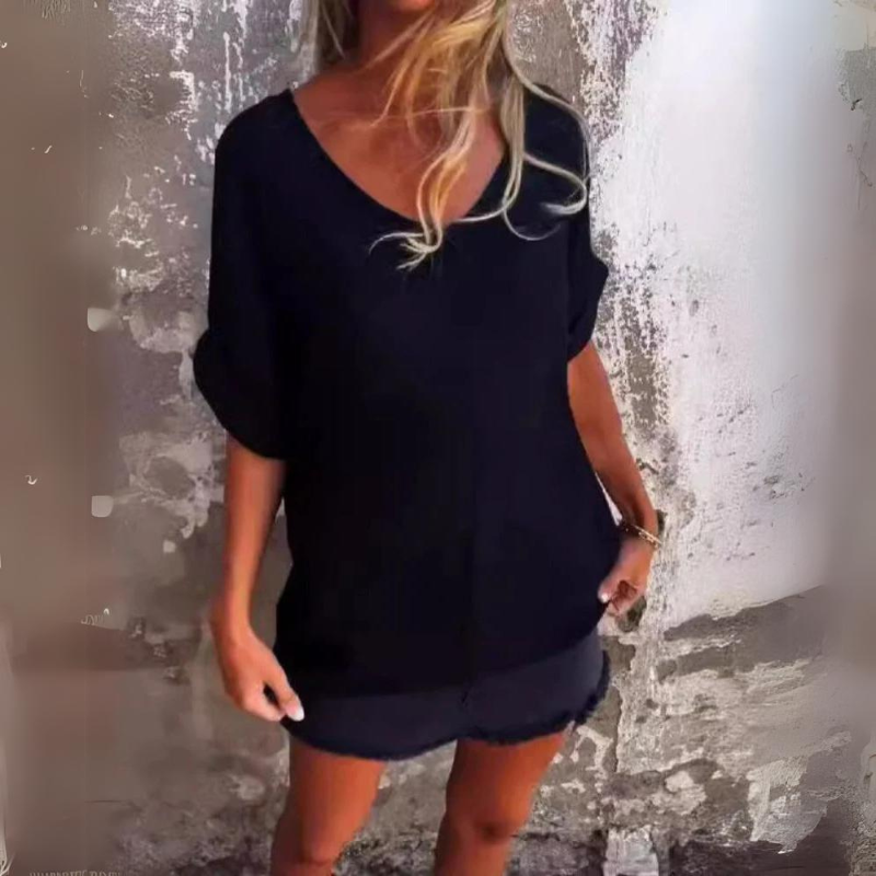 Kiana - Flowy Loose Top for Effortless Style and All-Day Comfort (Plus Size Available)