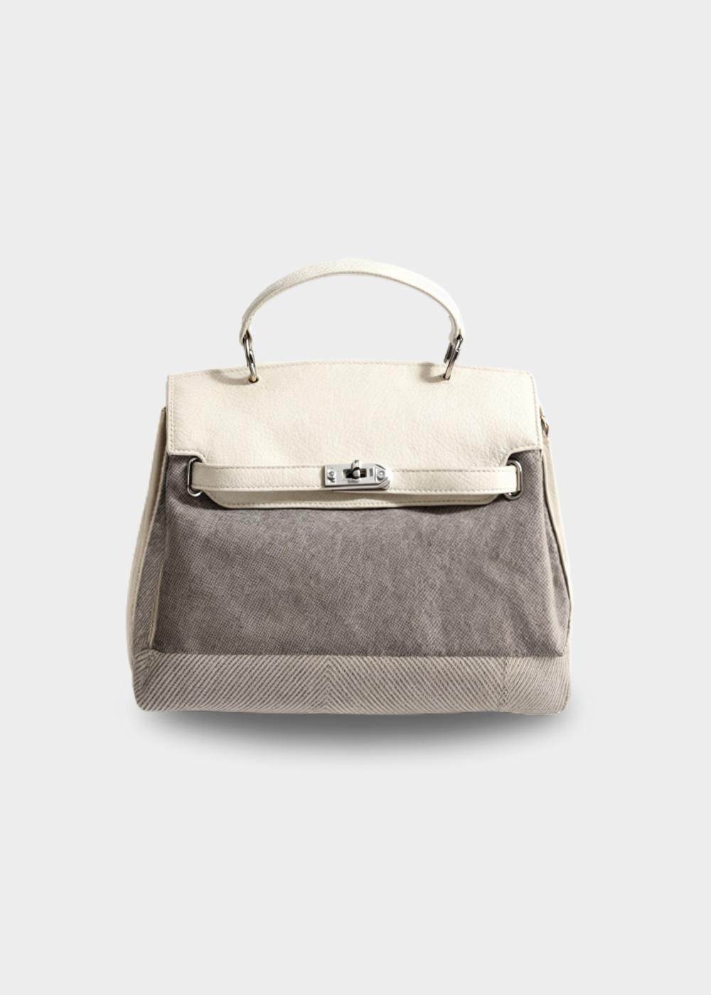 Emilia - Cowhide Canvas Bag