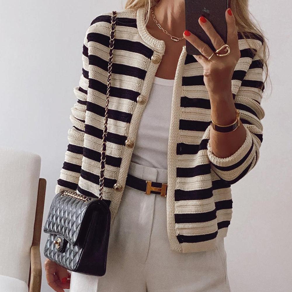 Sarah - Striped Cardigan