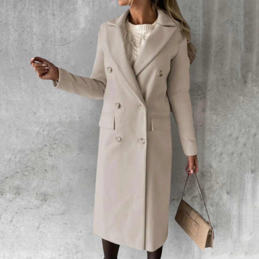 Nyree - Timeless Double-Breasted Coat