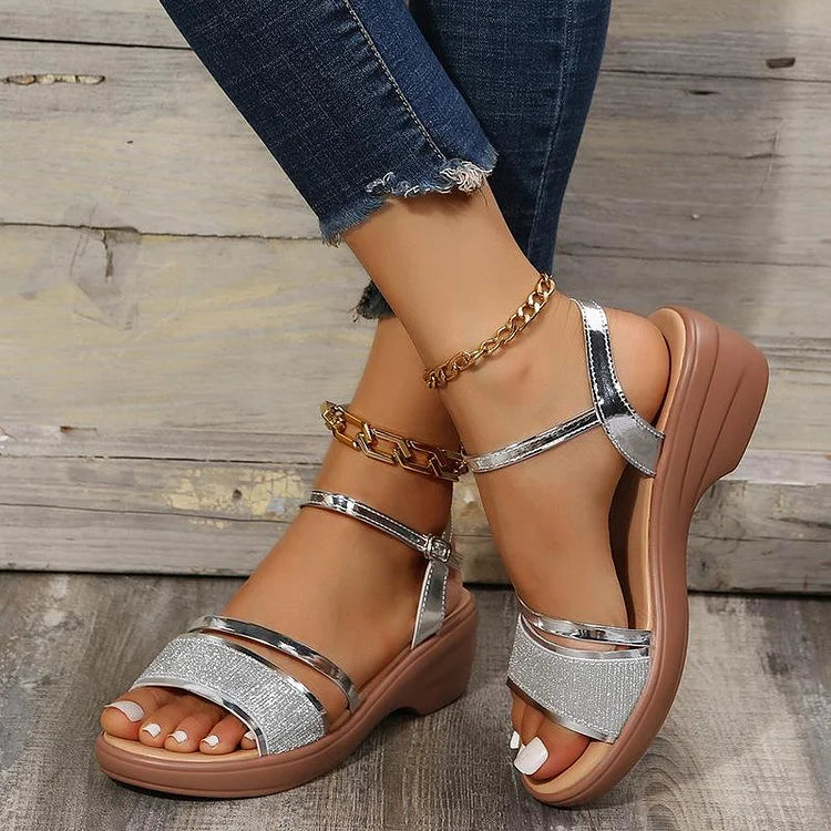 Felicia - Elegant Buckle-Strap Sandals