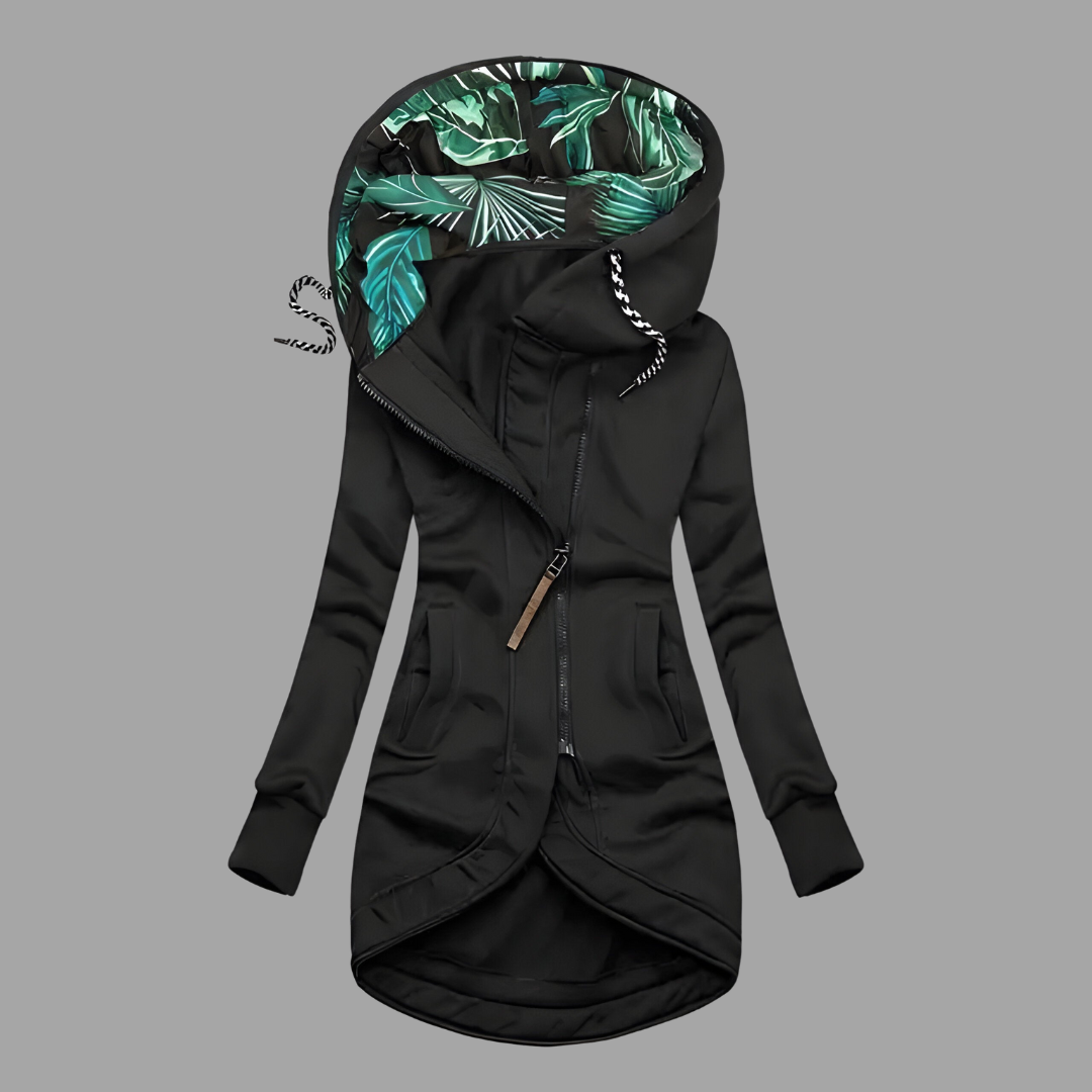 Julissa - Asymmetrical Hooded Jacket