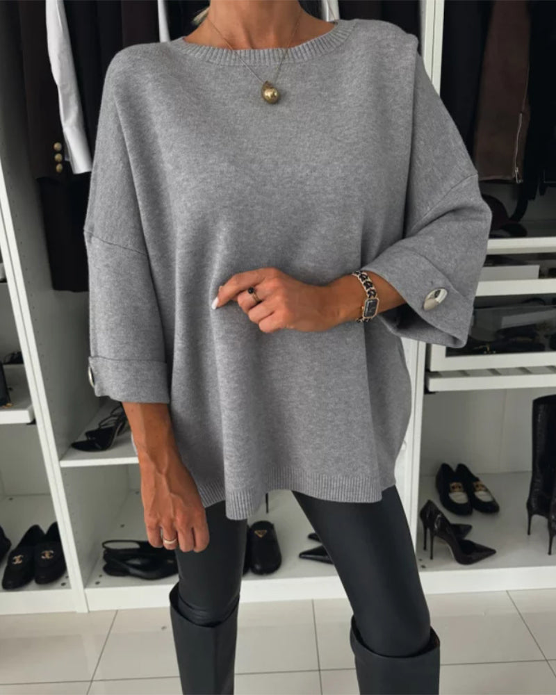 Molly - Elegant Knit Blouse