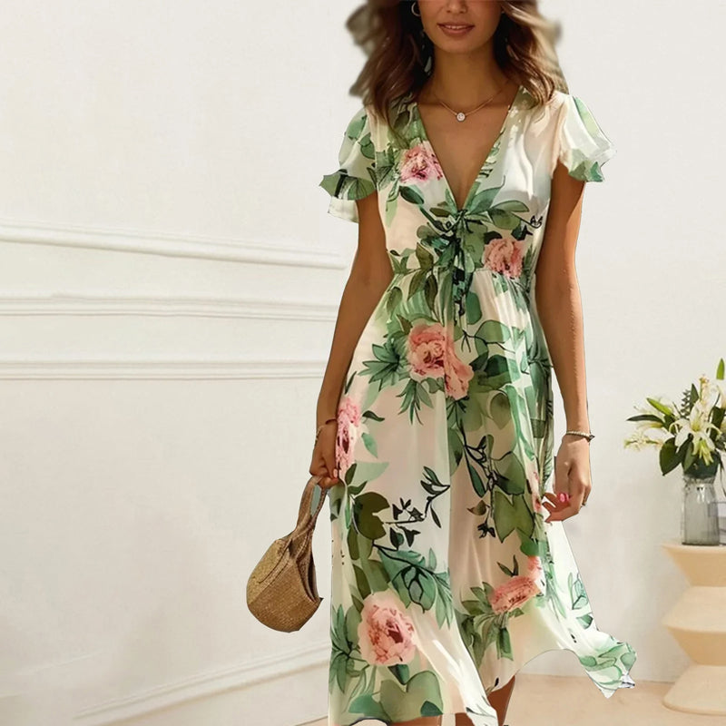 Dahliana - Floral Breeze Dress