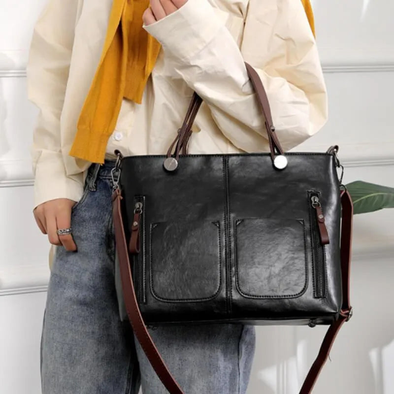 Maya - Vegan Leather Shoulder Bag