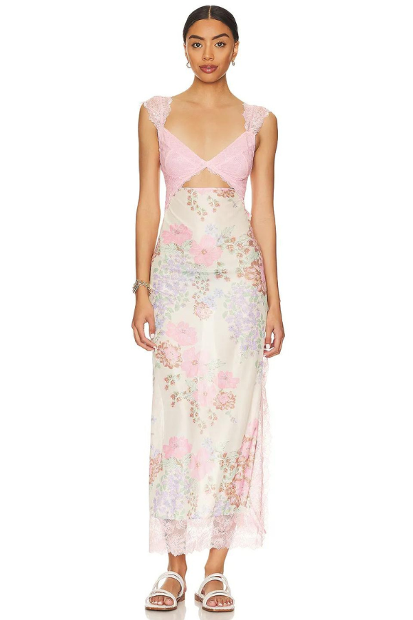 Jovie - Floral Sheath Feminine Dress