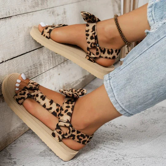 Savannah – Leopard Print Sandals