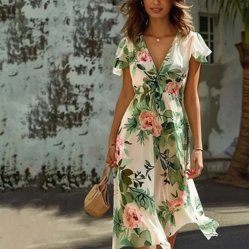 Dahliana - Floral Breeze Dress