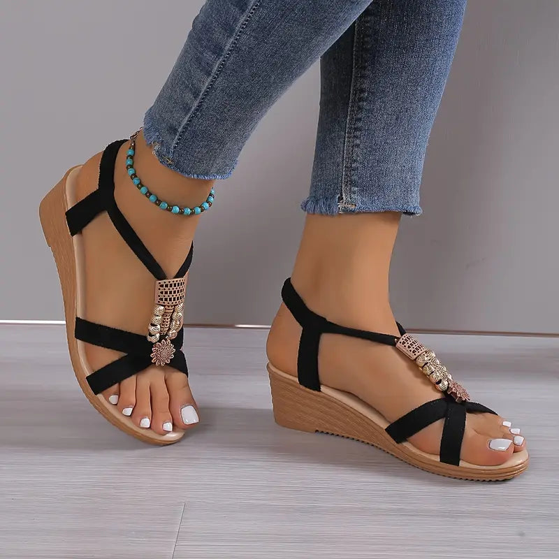 Brianna - Chic Wedge Sandals