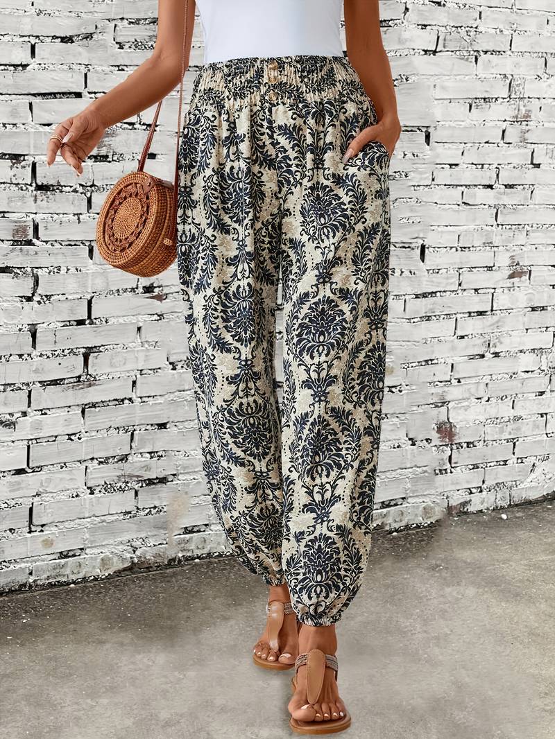 Elara - Boho Stretch Trousers