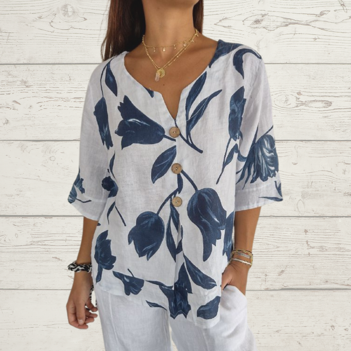 Harlow - Floral Elegance Blouse