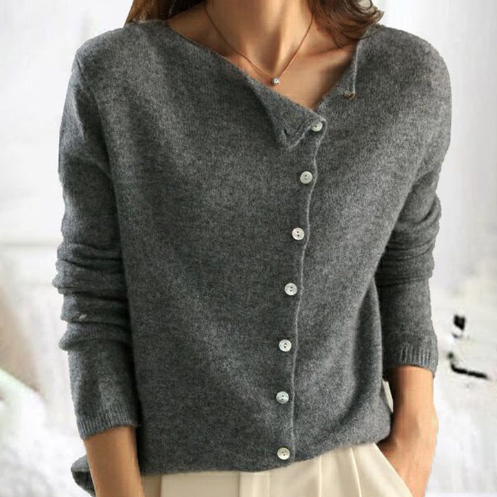 Tori - Single-Breasted Knit Cardigan