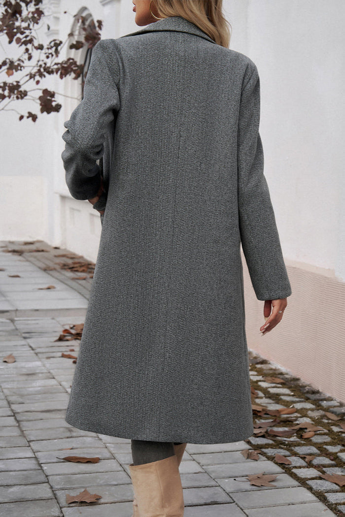 Ayvah - Longline Wool-Blend Coat Elegant and Timeless for Chilly Days