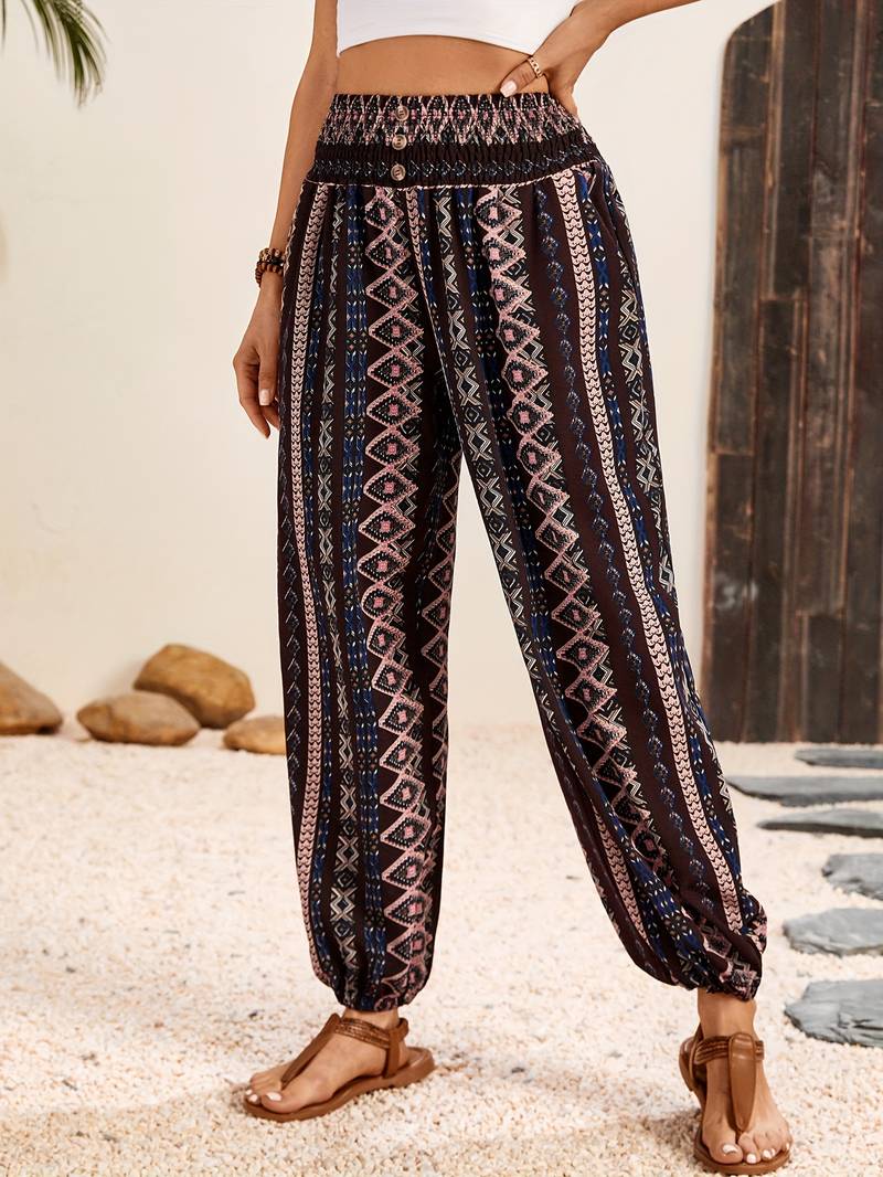 Elara - Boho Stretch Trousers