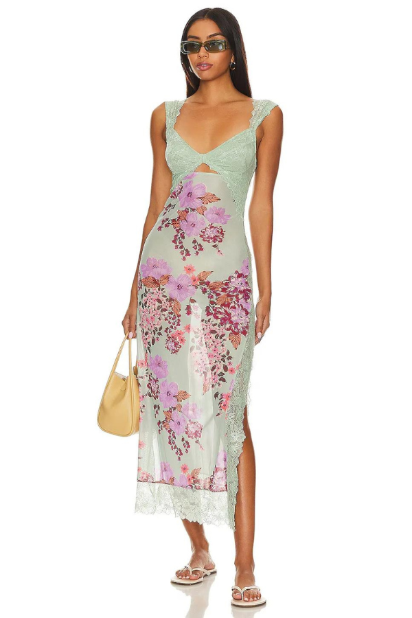 Jovie - Floral Sheath Feminine Dress