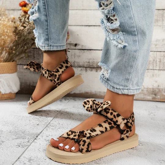 Savannah – Leopard Print Sandals