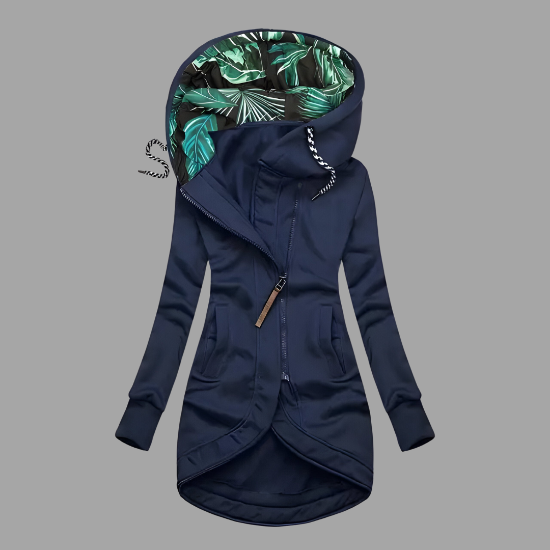 Julissa - Asymmetrical Hooded Jacket