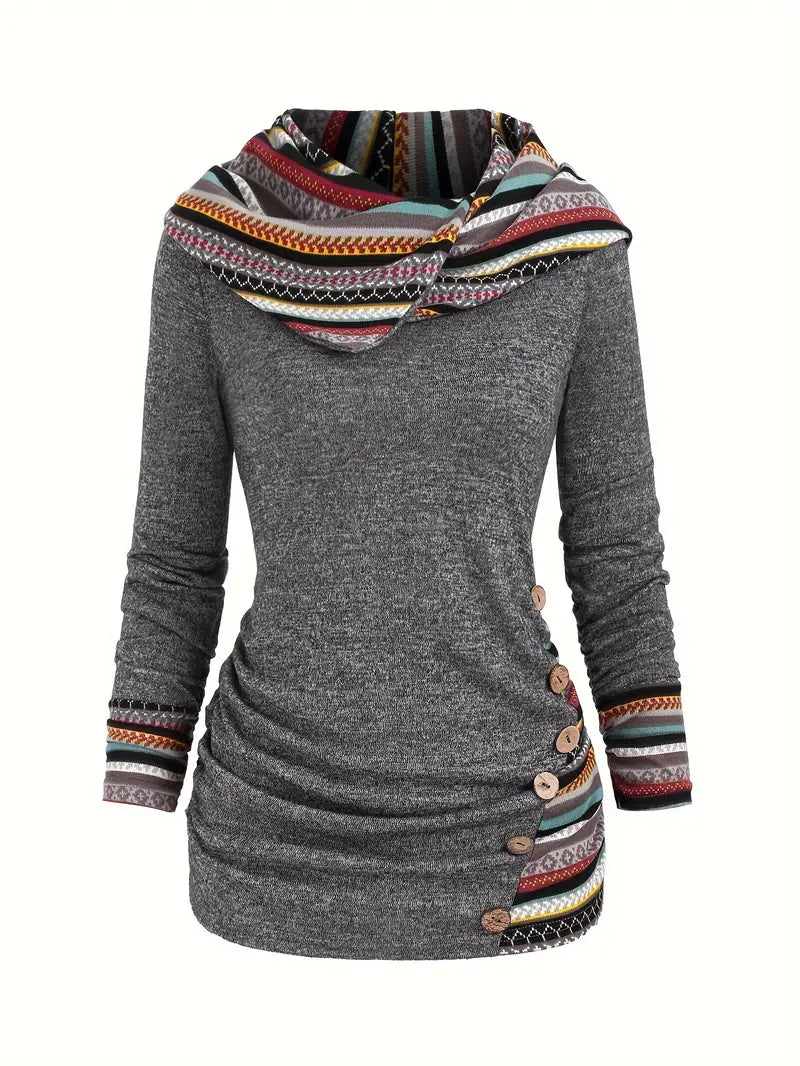 Oriella - Stylish Warm Sweater (Plus Size Available)