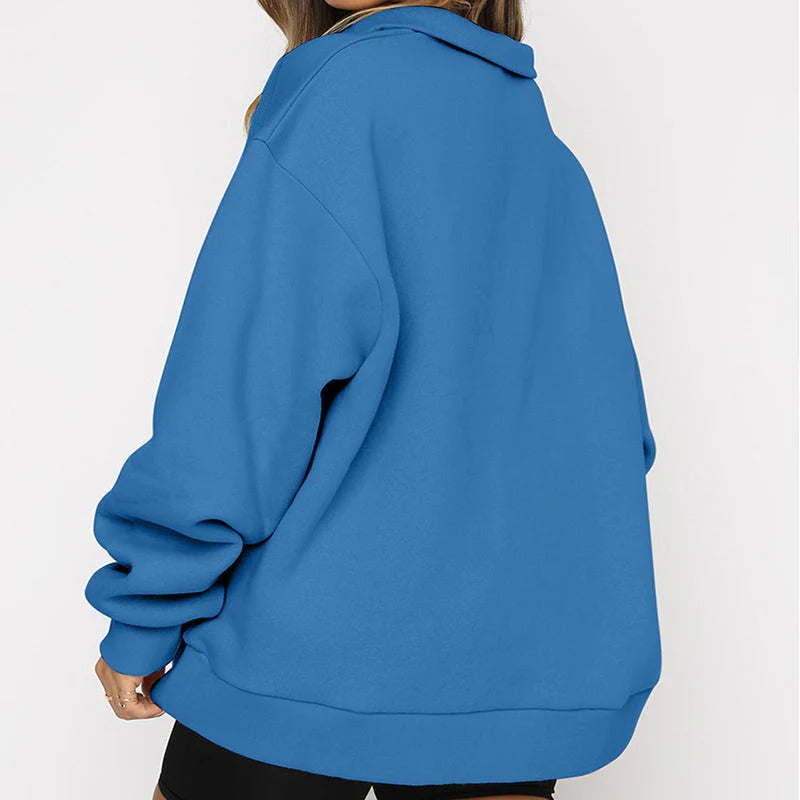 Maddison - Casual Zip-Up Sweater for Winter