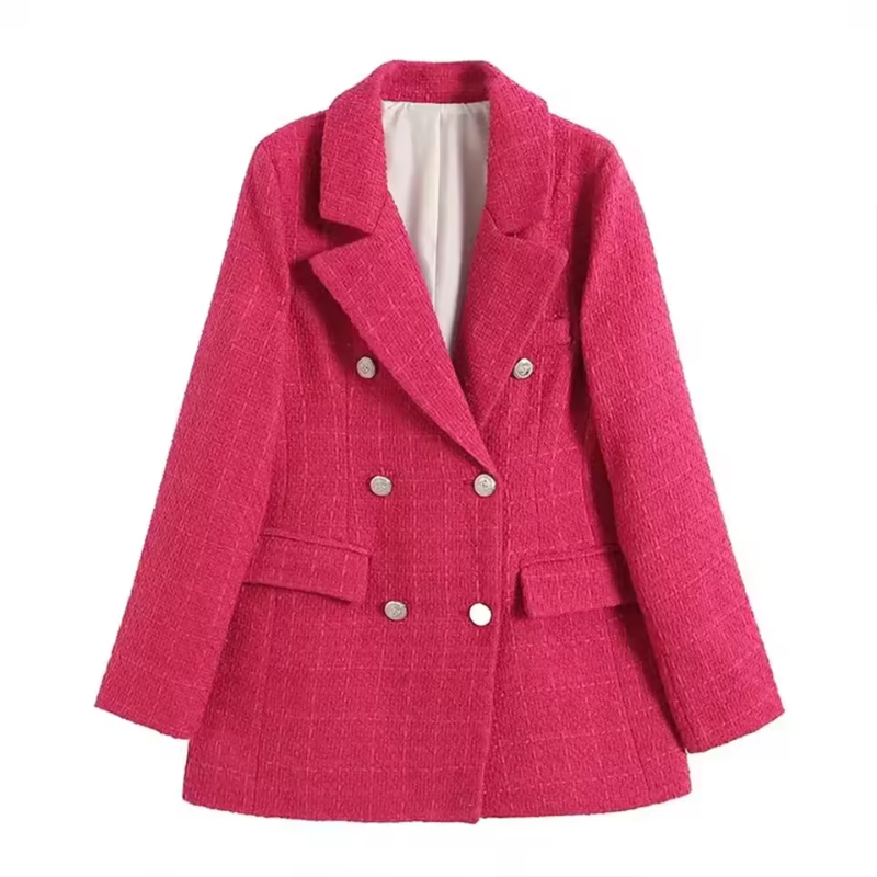 Anne - Long-Sleeve Blazer with Notched Collar for Women