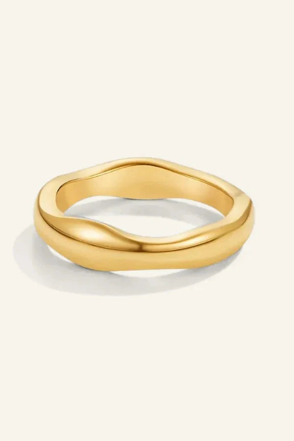 Eloisa - Gold Stacker Minimalist Ring