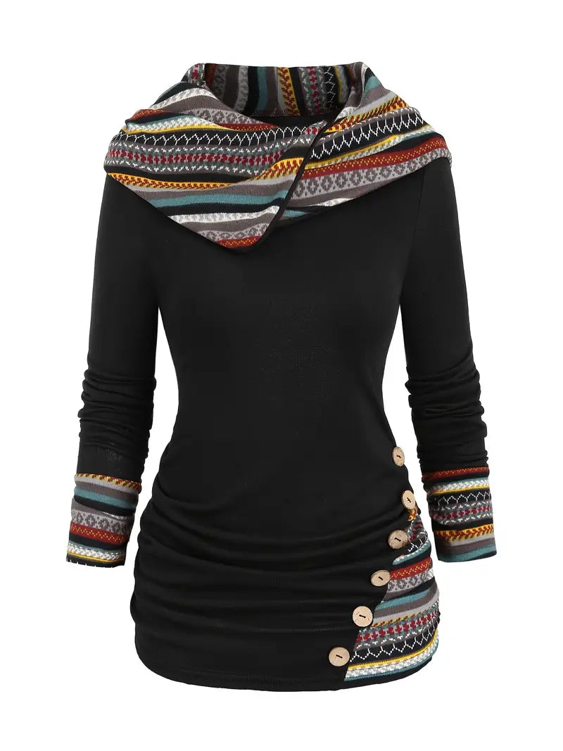 Oriella - Stylish Warm Sweater (Plus Size Available)