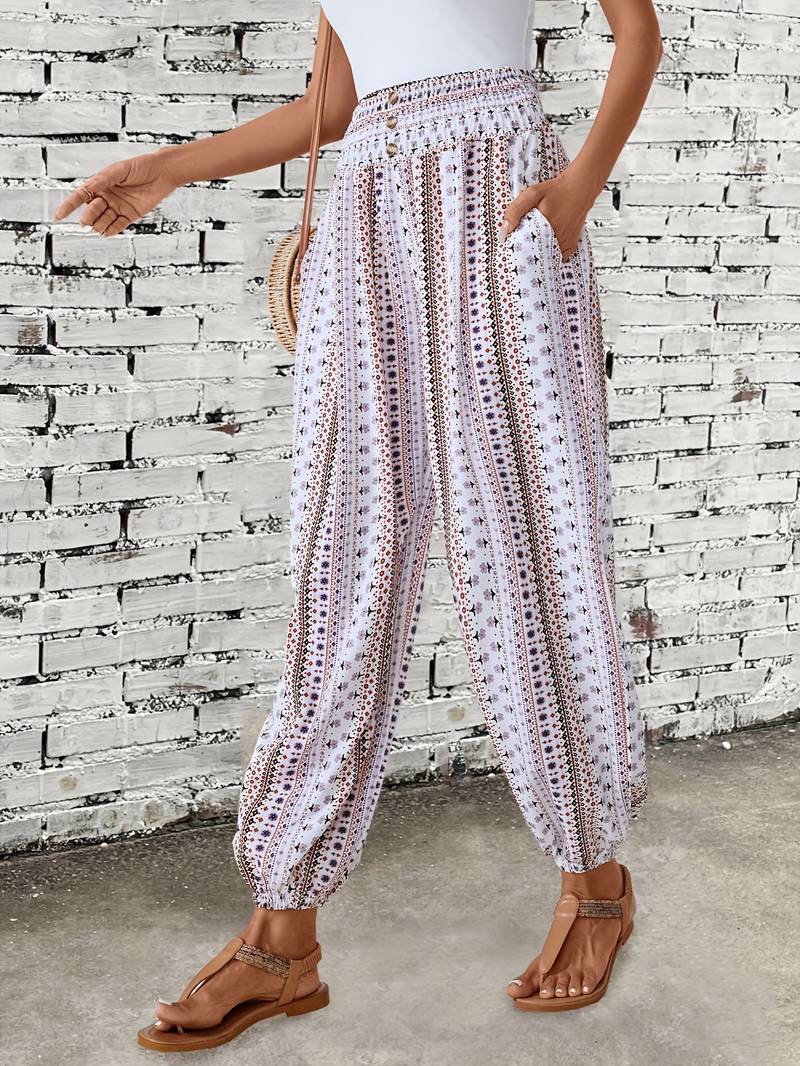 Elara - Boho Stretch Trousers