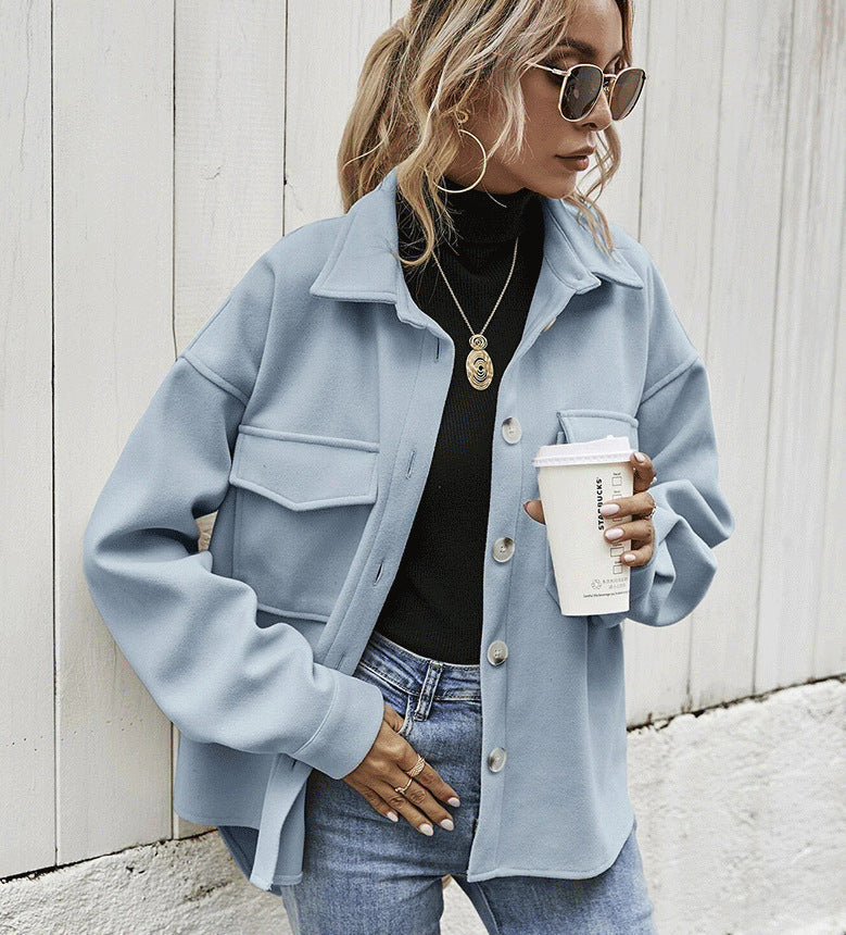 Olive - Stylish & Functional Oversized Pocket Jacket