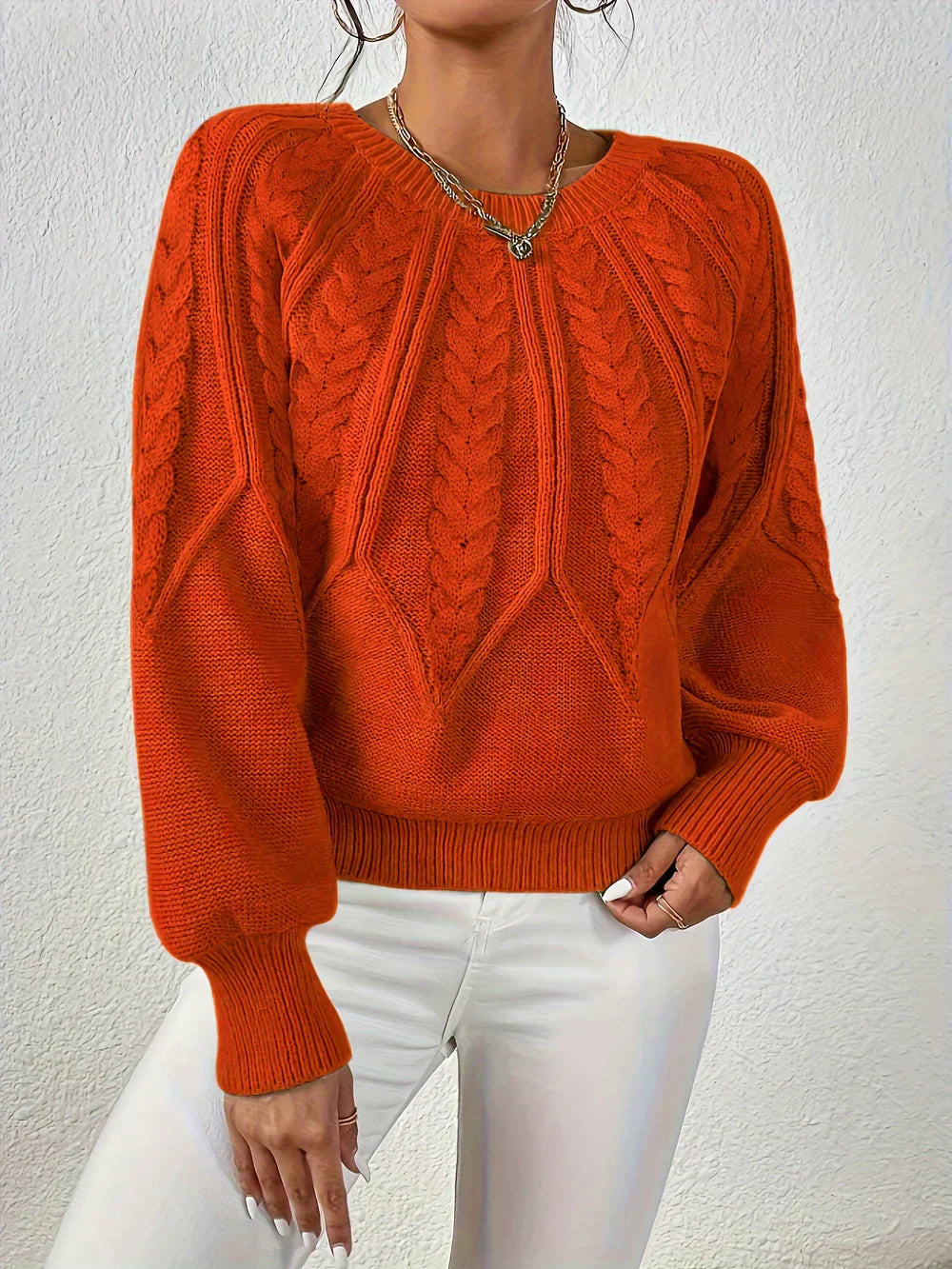 Georgina - Cable-Knit Sweater