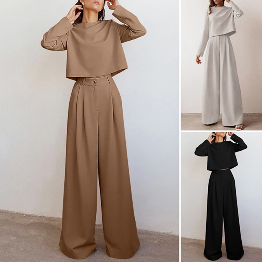 Heidi - Sophisticated Palazzo Pants Set for Women