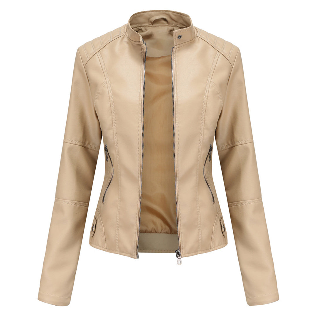 Audrey - Timeless Leather Jacket Classic Elegance with Lasting Style