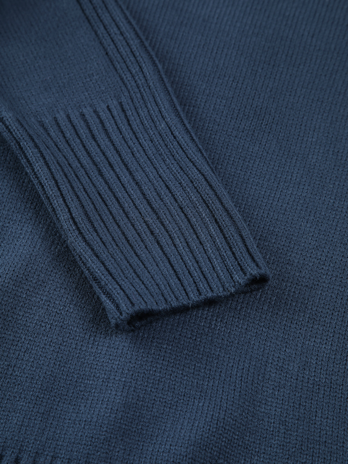 Deborah - Ribbed Mock Neck Knit Sweater