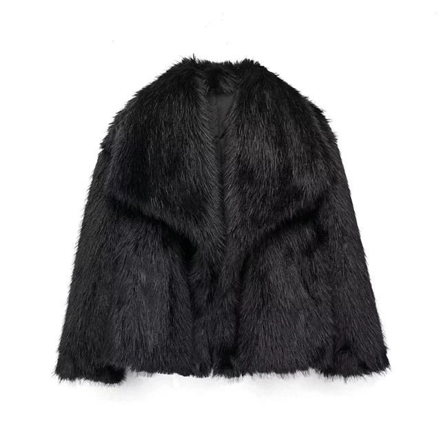 Beatrix - Eco Faux Fur Jacket for Timeless Luxury and Comfort