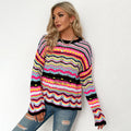 Sage - Boho Knit Vibrant Sweater